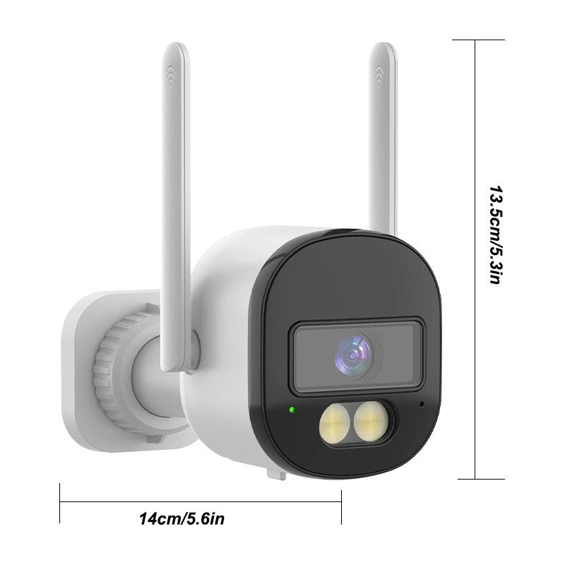 Wireless Outdoor Surveillance Camera by THIRYWO - Smart HD 1080p WiFi Security Cam with Infrared Night Vision. Features Motion Detection via Mobile App, USB Powered, Made of ABS Material with No Battery. Suitable for Adults 14+. Perfect as an Easter or