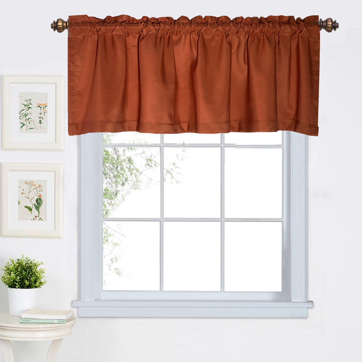 Single Coffee Half Curtain Door Curtain made of Plain Nylon