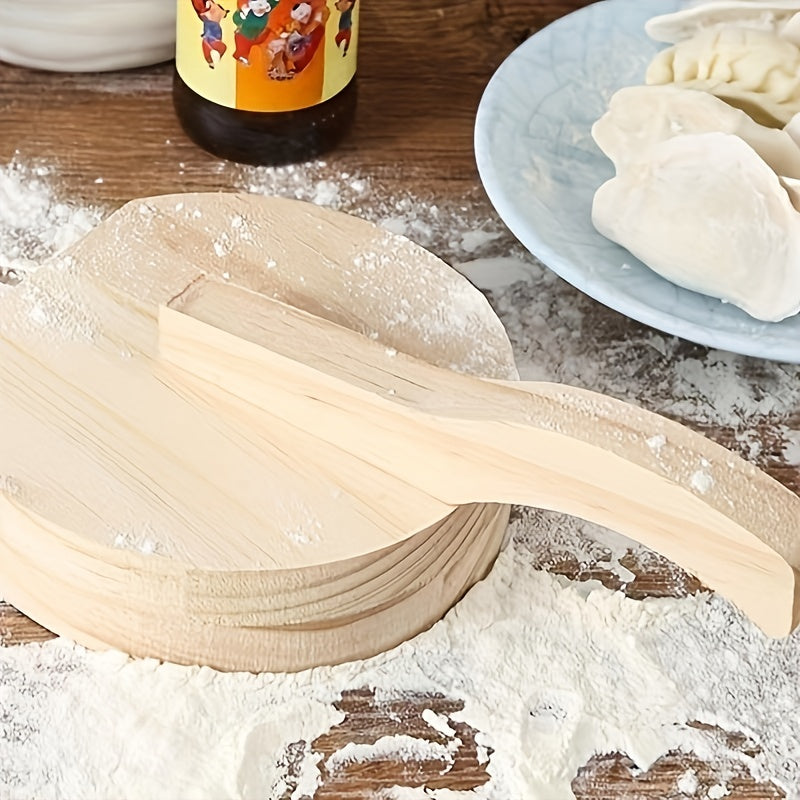 Pressure Dumpling Maker - Solid Wood Construction, Perfect for Making Pasta, Buns, Rice Dumplings, Poi, Kuey Teow Patties. Includes Kitchen Accessories for Fast and Efficient Cooking. Get Yours Today at a Clearance Price!