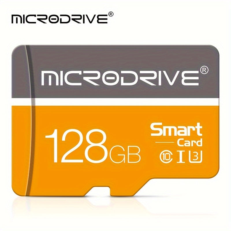 High speed Orange-gray Micro mini TF SD Card available in various sizes (4GB, 8GB, 16GB, 32GB, 64GB, 128GB, 256GB) with Class 10 TF U3 compatibility and SD adapter included.