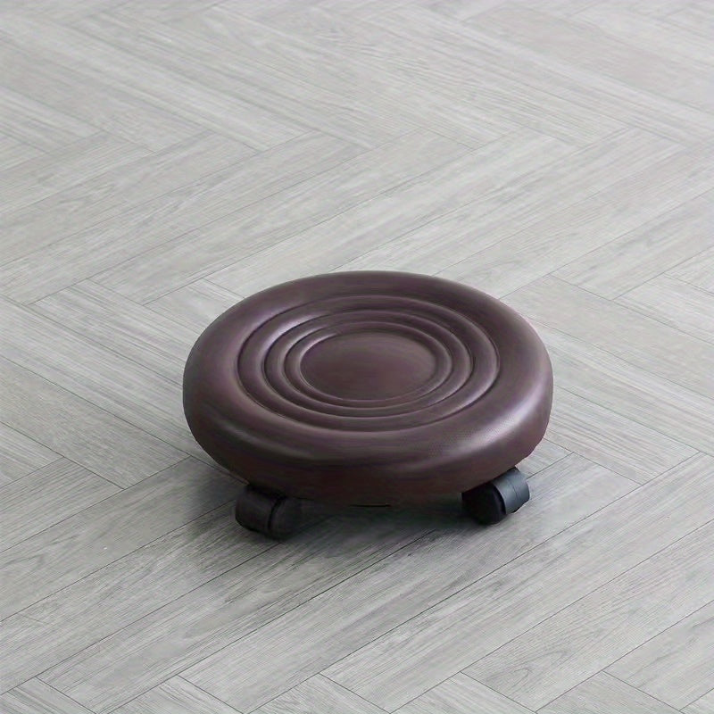 Low stools for sitting – this set comes with 1 small rolling stool which can rotate 360°. The stool is designed for adults for cleaning and working tasks. It sits low to the ground and features a soft pad and caster wheels for ease of movement.