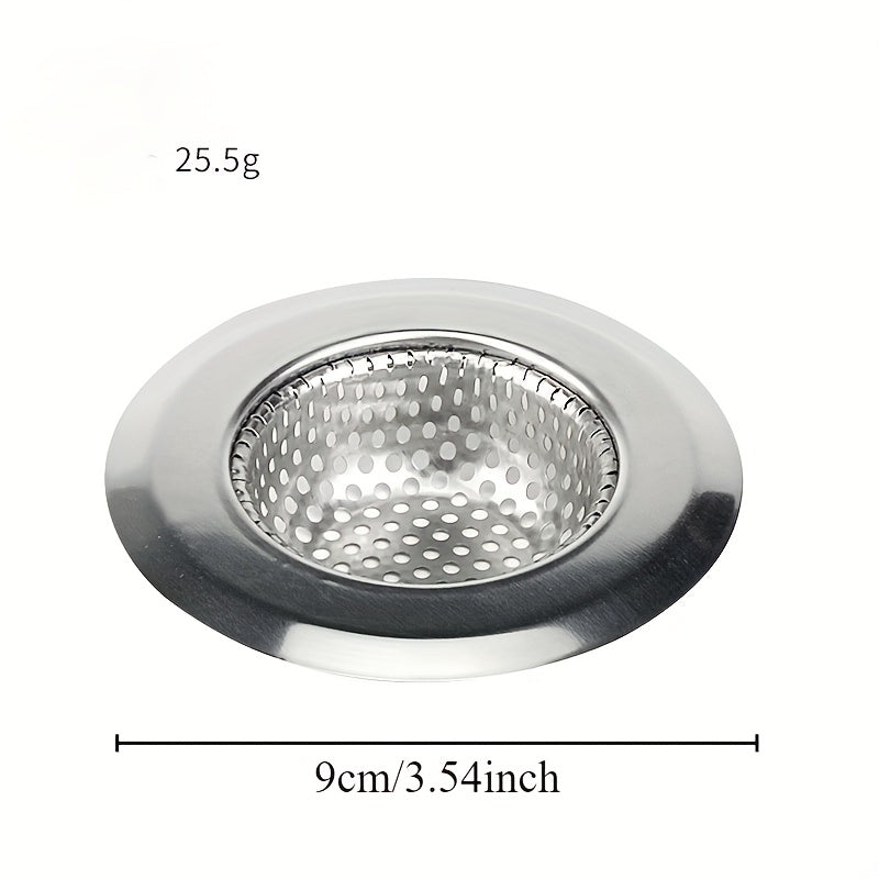 Stainless Steel Hair Catcher for Shower and Bath Tub Drains, Fits 4.19-7.62cm Holes.