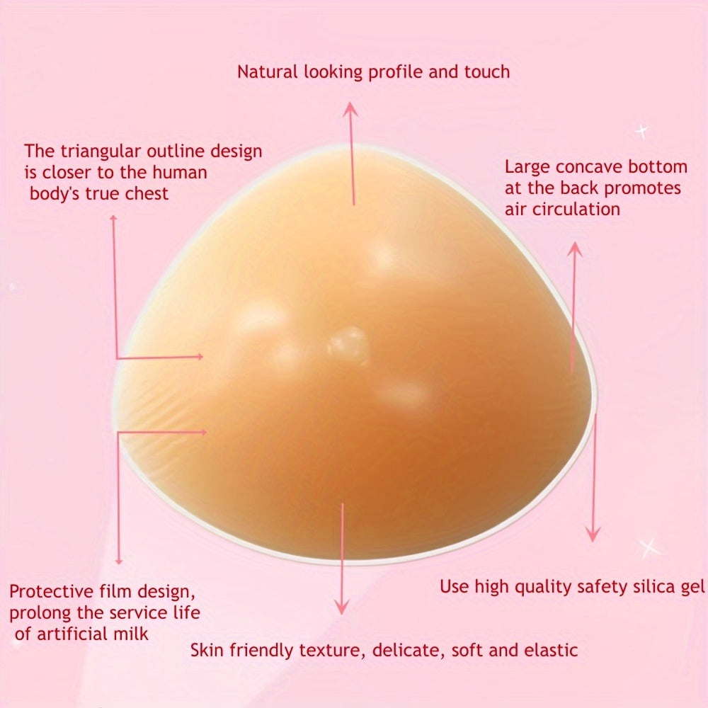 Silicone bra insert pads for enhancing women's lingerie and chest.