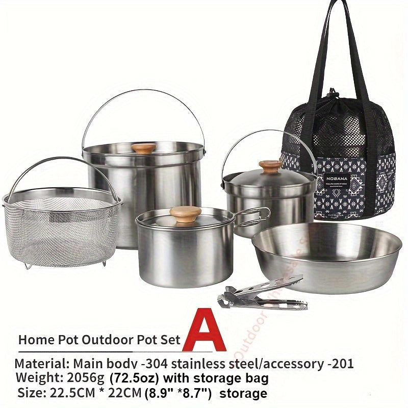 Pot Set made of 304 Stainless Steel