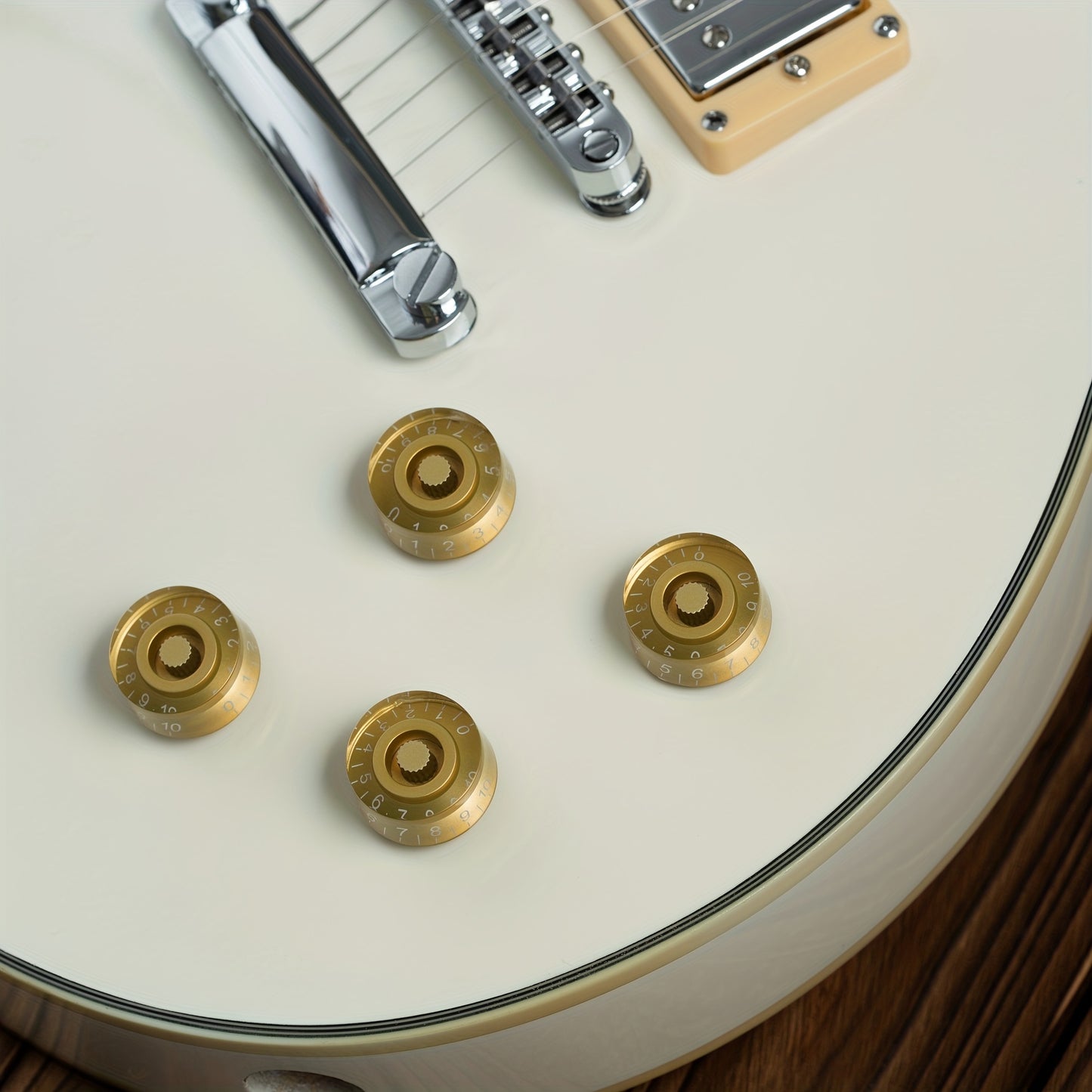 Electric guitar knob set for LP SG style guitar with volume and tone control options, available in various colors.