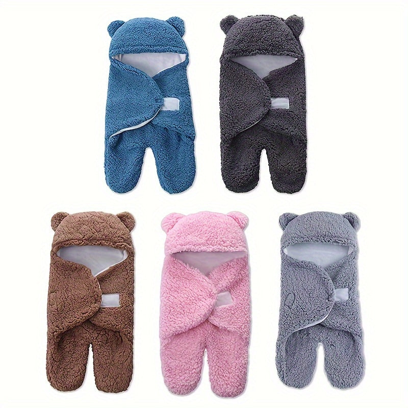 Warm and Cozy Newborn Swaddle Blanket made of Thick Cotton, Perfect for Cuddling and Comfort. Great for Christmas, Halloween, and Thanksgiving! Anti-shock protection for your baby.