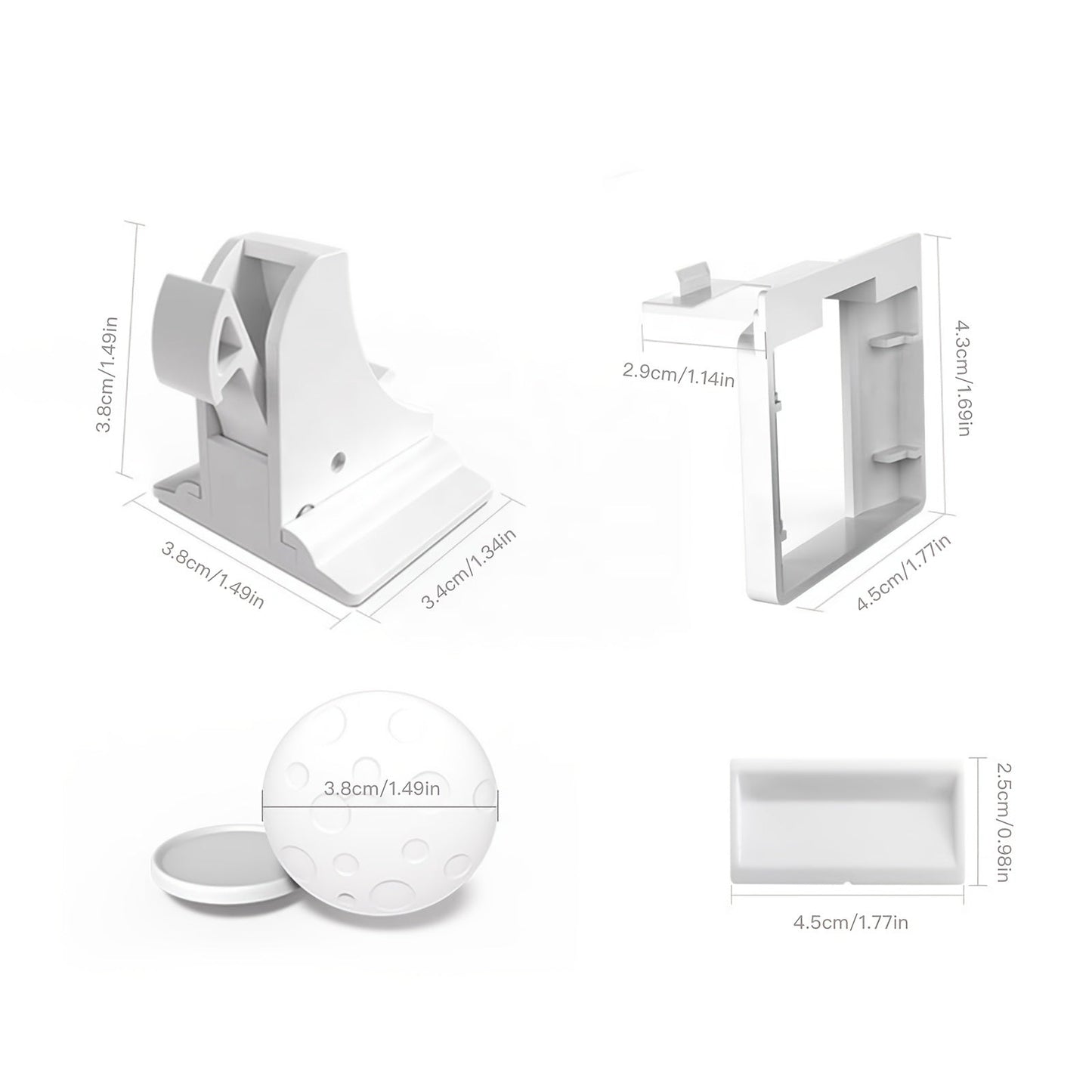 Set of 4 Babyproof Magnetic Cabinet Locks for Child Safety - Simple Adhesive Installation and Key Holders Included