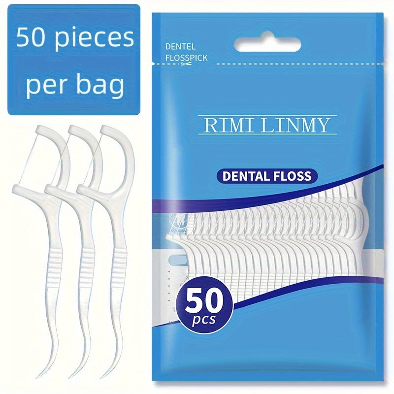 100/50/30 Dental Flosser Picks for Proper Oral Care, Portable and Disposable - a Must-Have for Travel and Daily Life.