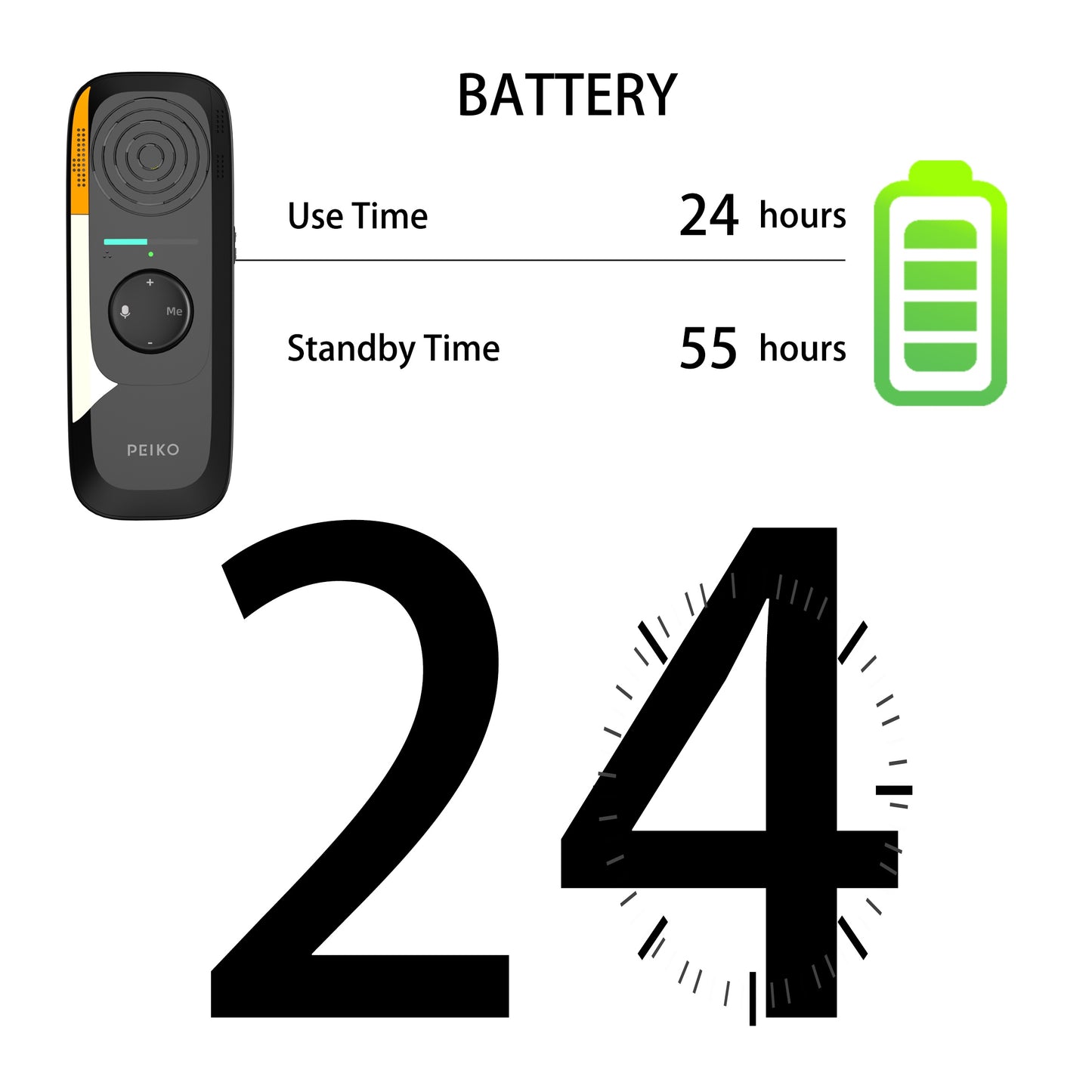 Peiko TR-BOX01 Portable Language Translator Device offers 75+ languages, high accuracy, two-way instant voice translation, and wireless connectivity. It includes 136 accents for travel