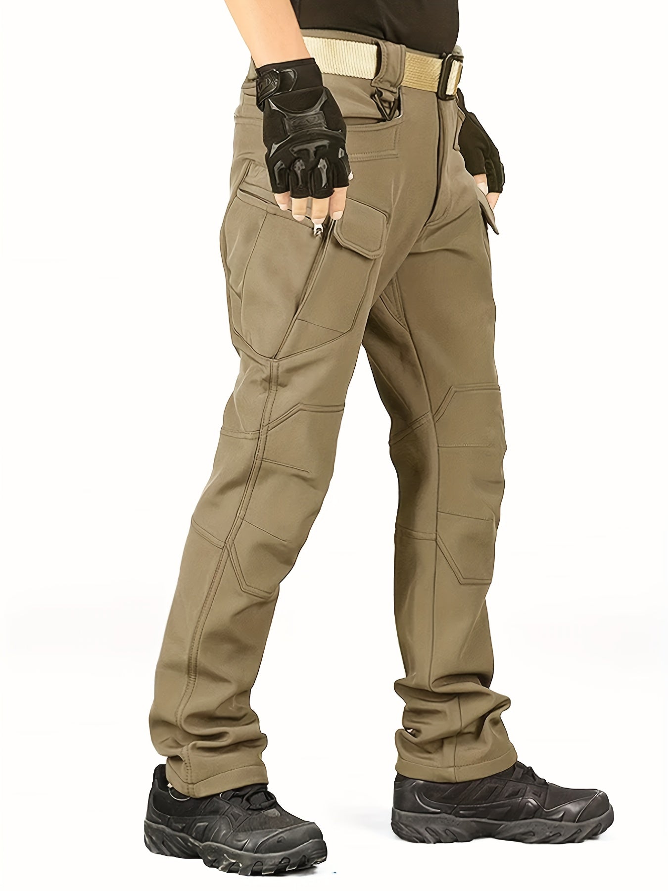 Men's Waterproof Tactical Pants for Winter Outdoor Wear