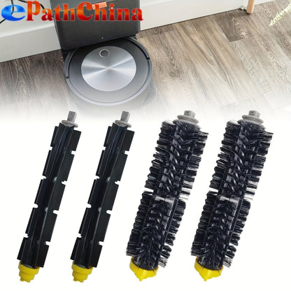 Upgrade your robot vacuum cleaner with the ePathChina 4-Pack of Replacement Main Roller Brushes. Featuring durable ABS and nylon bristles, these non-electric automatic sweeping floor cleaner accessories will keep your floors looking their best.