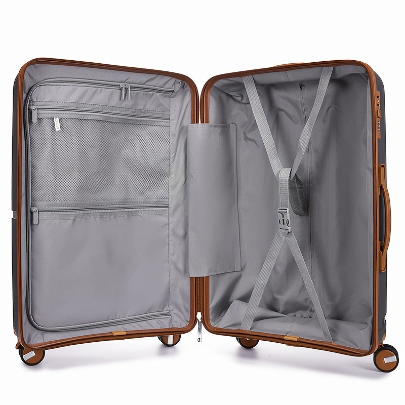 2025 New Model PP Suitcase Set with Password Lock and Silent Wheels