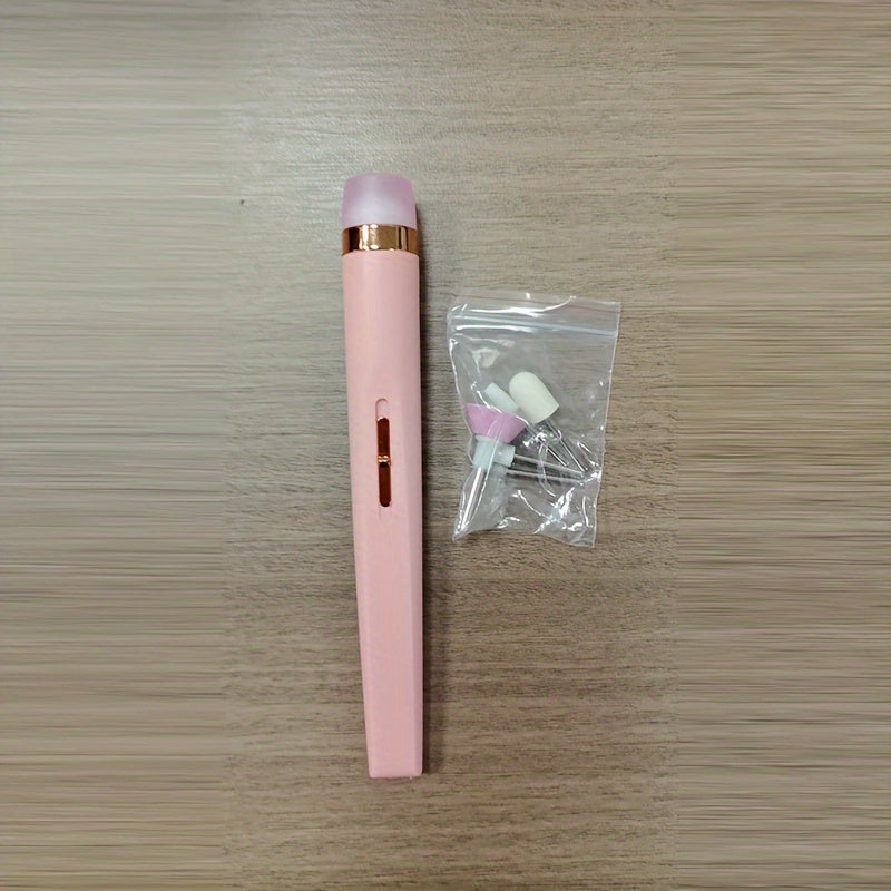 Portable electric nail file for home and salon use, get professional nail art effects.