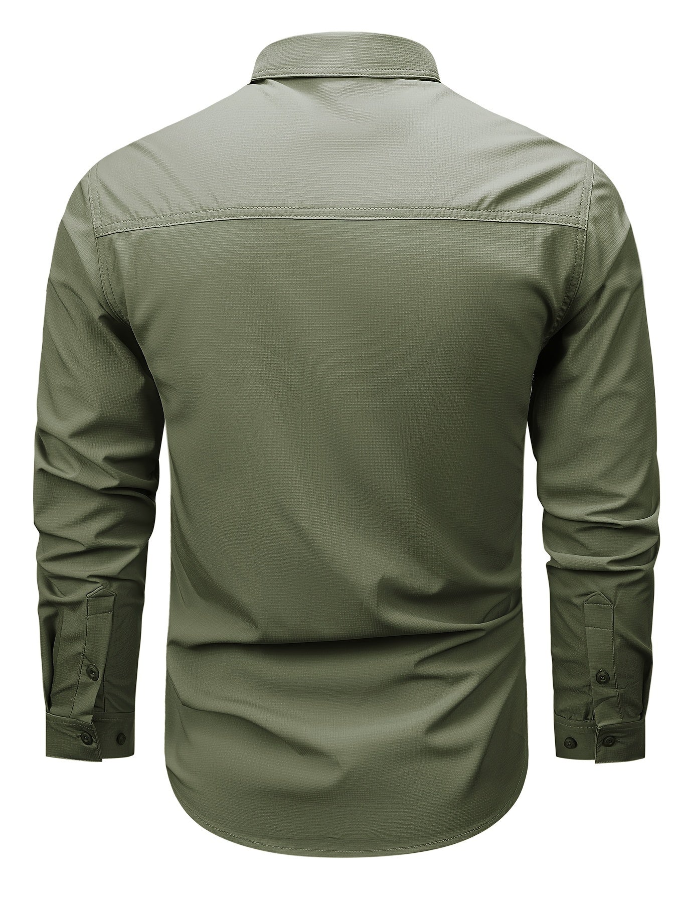 Multi-pocket combat shirt with quick-drying fabric, ventilation holes, and thin style.