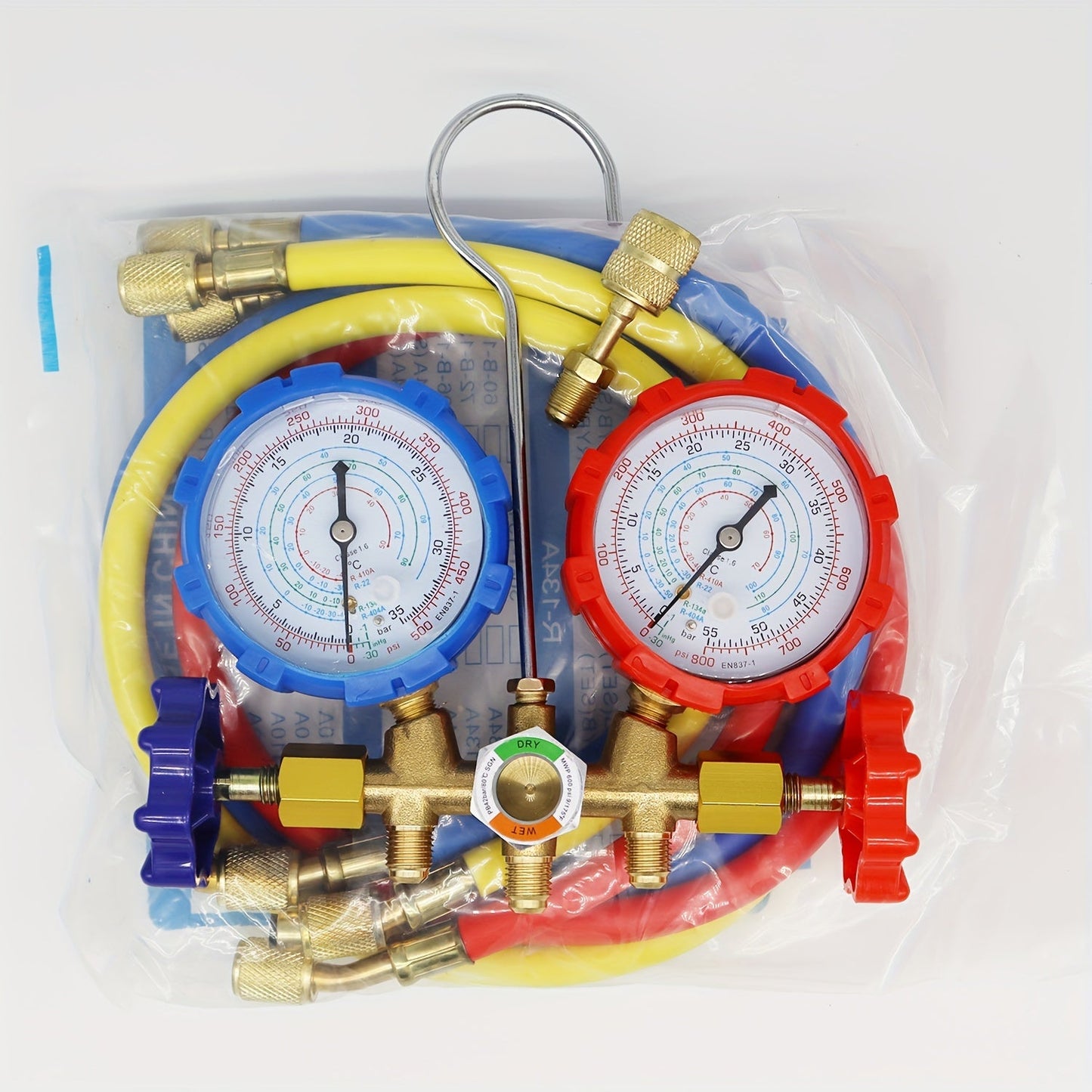 Set of high-quality fluorine meter with R410A adapter