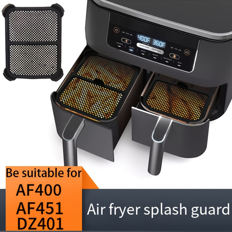 Silicone Air Fryer Splash Guard 1pc - Compatible with AF400, AF451, DZ401 Models - Kitchen Accessory for Easy Cleaning, Air Fryer Accessories