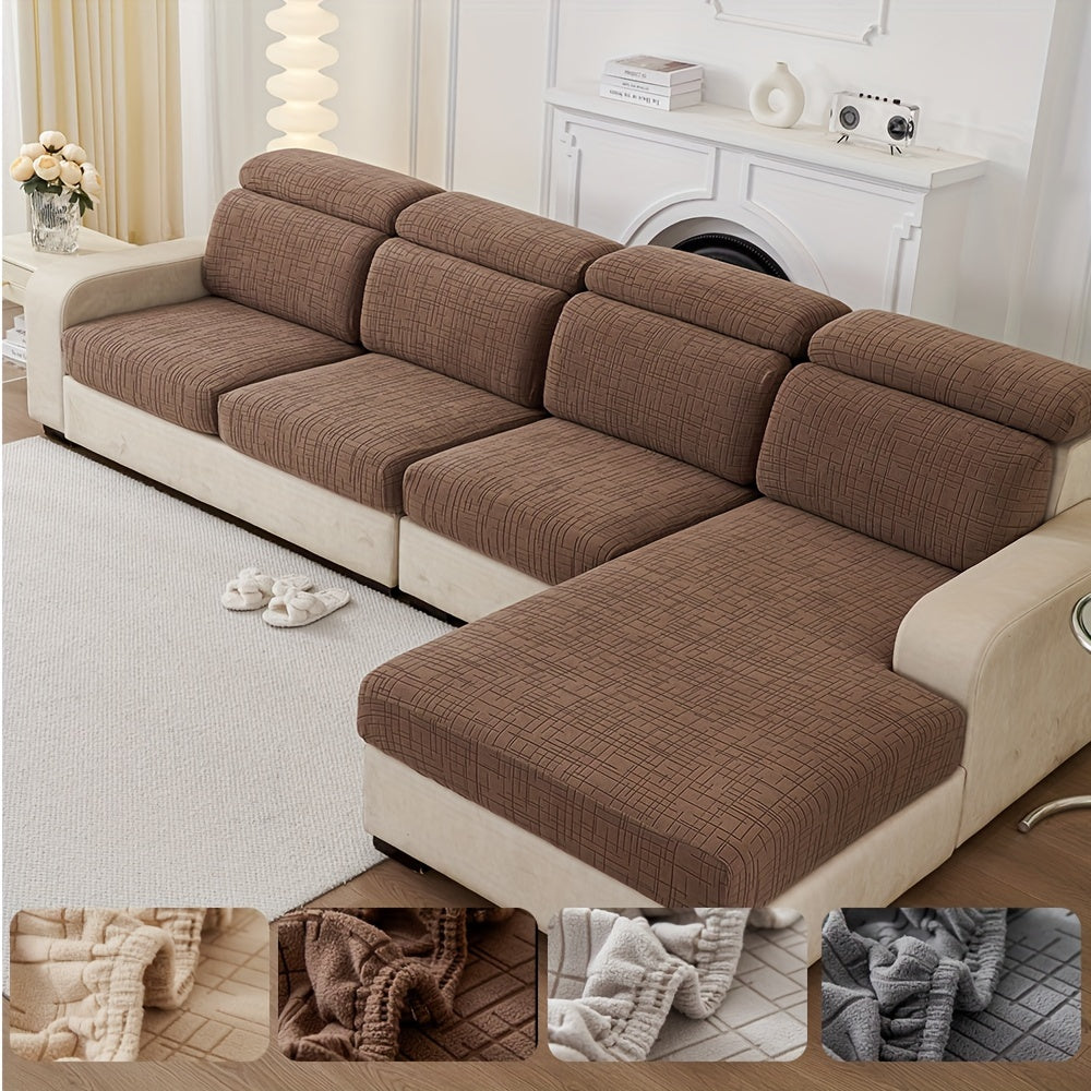 Jacquard sofa cover suitable for all seasons, protects sofa cushions in bedrooms, offices, living rooms, and home décor.