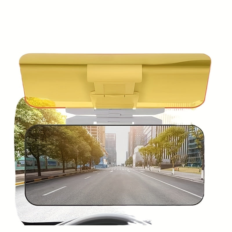 Universal car sun visor extension for all vehicles, provides anti-glare, UV protection and prevents snow blindness.