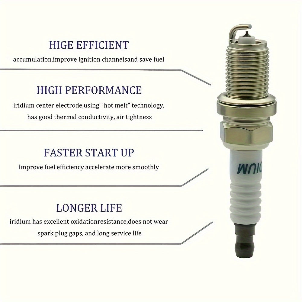 4 IK20 5304 IRIDIUM POWER Spark Plugs turli avtomobil brendlari uchun.