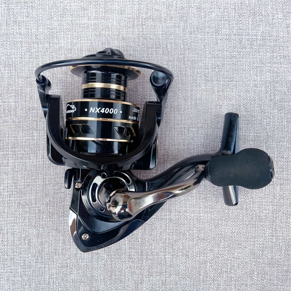 1pc metal spinning fishing reel with 14 ball bearings, for long casting and freshwater fishing.