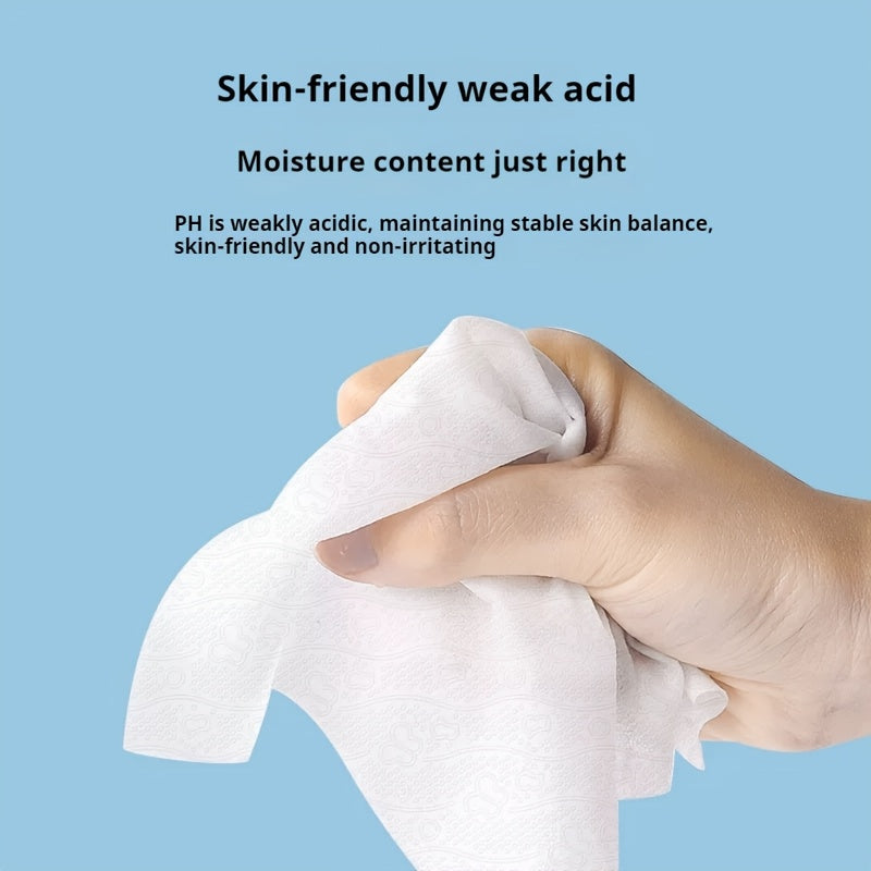 One or two portable wet wipes for men and women, can be flushed and are biodegradable. They are gentle on skin and have a space-saving design for travel, home, camping, and outdoor use. These dye-free wipes are single sheets.