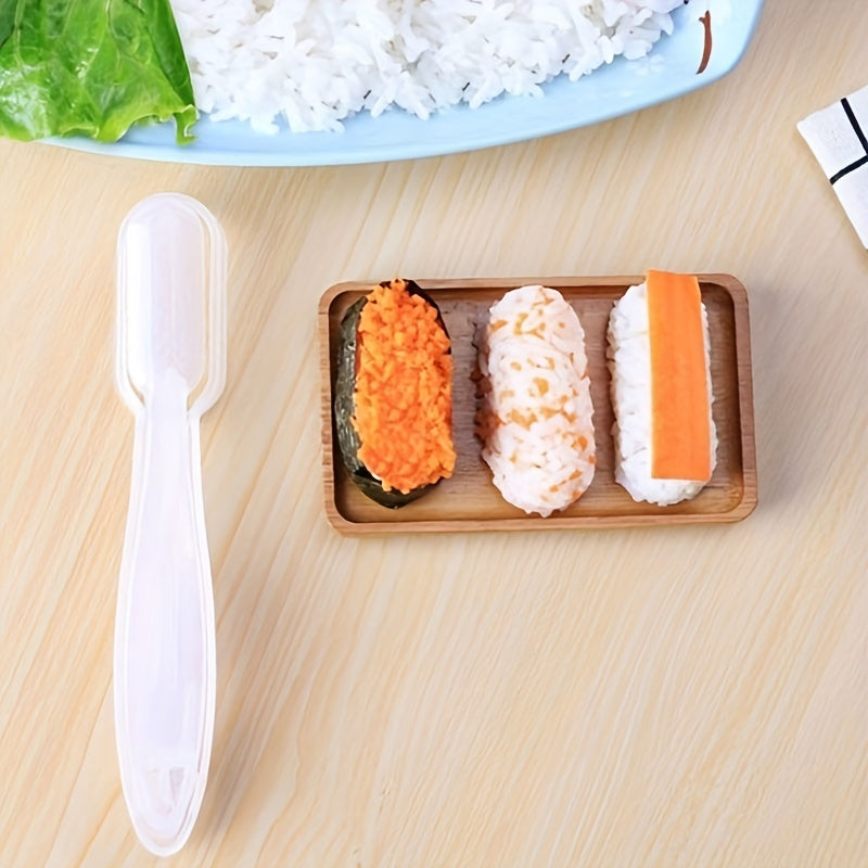 Easy-Grip Rice Ball & Sushi Mold - Durably crafted plastic Japanese cuisine maker for creating perfectly shaped rice balls and sushi. Great for bento boxes and homemade sushi nights. Complete sushi making kit.