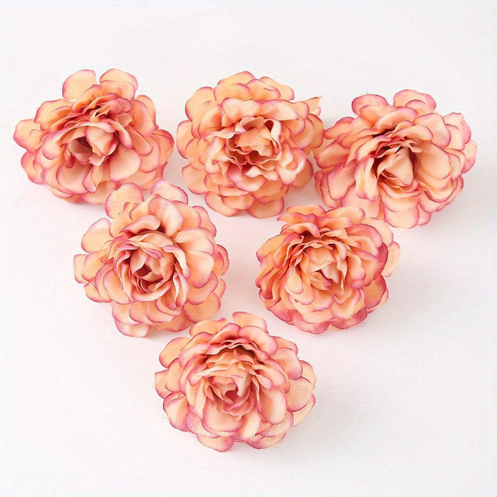 10/20pcs Multi-layer Rose Head Flower - Artificial DIY Wreath Material for Weddings and Home Decor