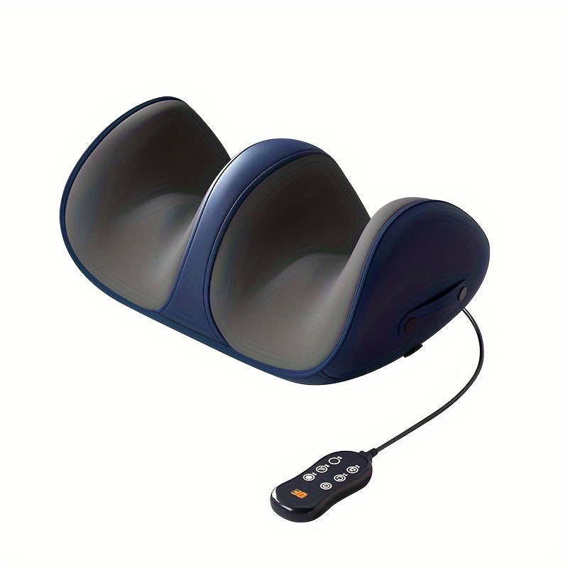 Shiatsu Foot and Leg Massager with Heat, USB Rechargeable Battery for Circulation and Relaxation.