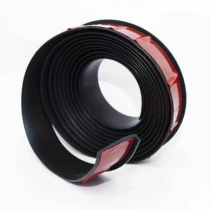 Red plastic 1.5m wheel arch protector strip for SUVs and cars. Durable, anti-collision and waterproof with easy installation.