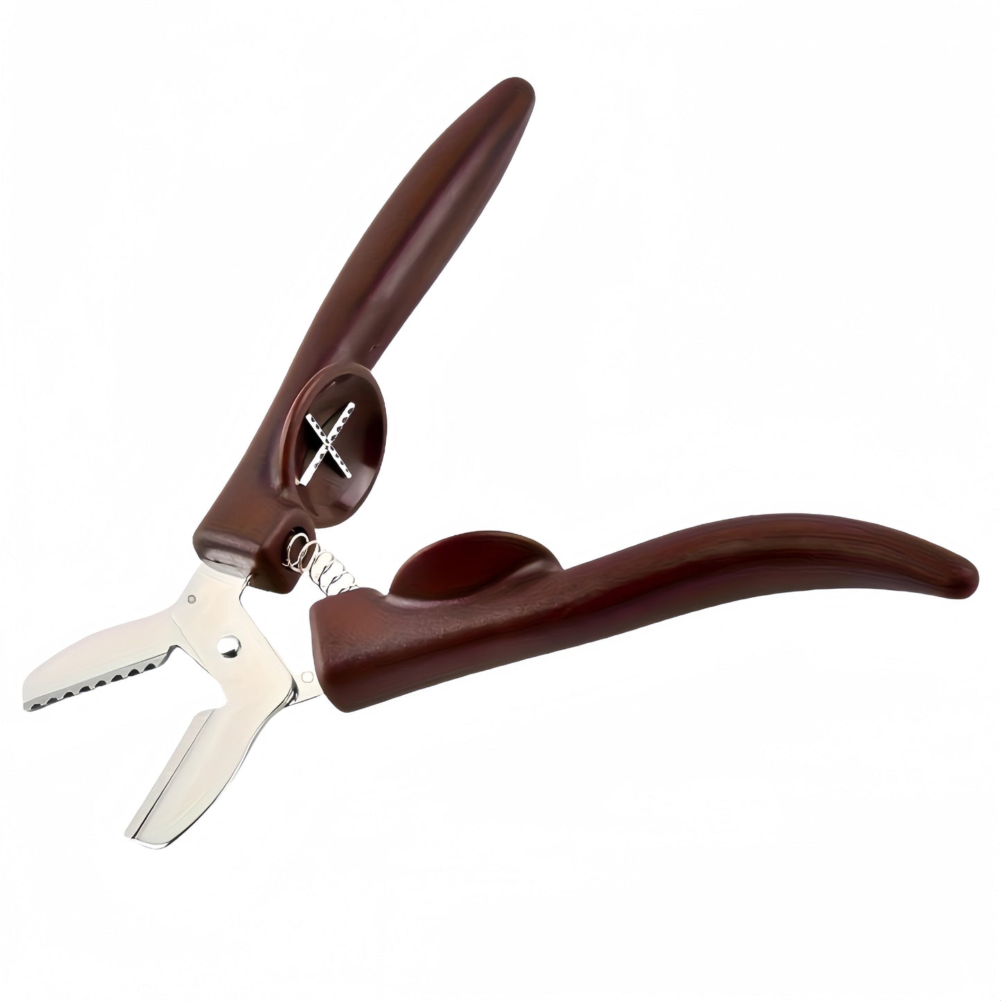 Stainless Steel Chestnut Opener with Ergonomic Grip and Food Processing Accessory - Nutcracker Tool for Kitchen and Dining