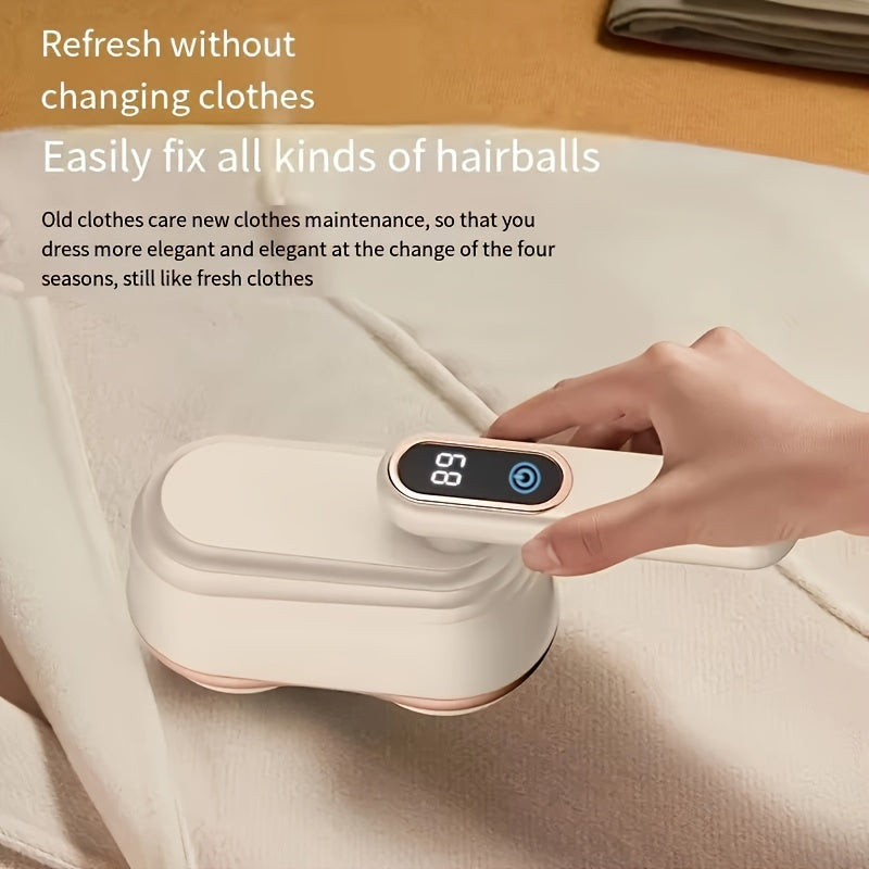 SENBOWE Rechargeable Dual-Blade Hair Ball Remover and Fabric Defuzzer with USB Charging