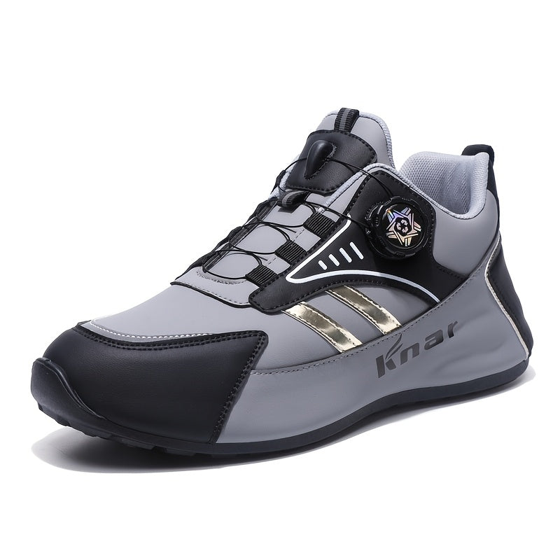 MAINALUN Men's Fashion Sneakers: Lightweight sports shoes with anti-slip sole and casual design.