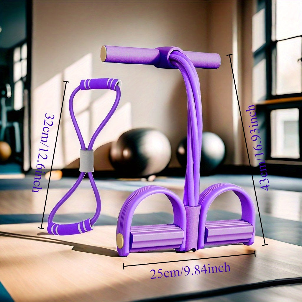 Versatile Pedal Puller and Sit-Up Set - Quality Fitness Equipment, Great for Stretching and Yoga, Durable TPE Material, Ideal Gift