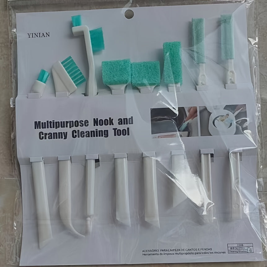 This set includes 8 multipurpose gap cleaning brushes that are reusable and perfect for those hard-to-reach narrow spaces. No electricity required, making it convenient for use at home or in your car. Great for windows, keyboards, appliances, living