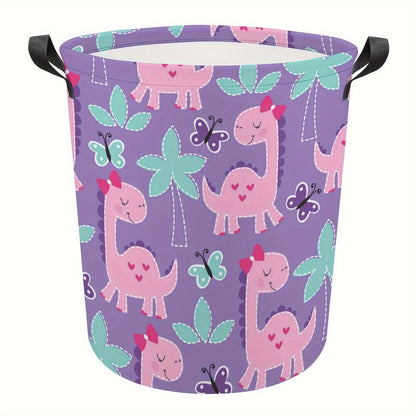 Foldable Laundry Basket made of Oxford Fabric, Waterproof and Durable. Features a Large Capacity for Storage, Portable with Handles for Clothes, Toys, and Miscellaneous Items at Home.