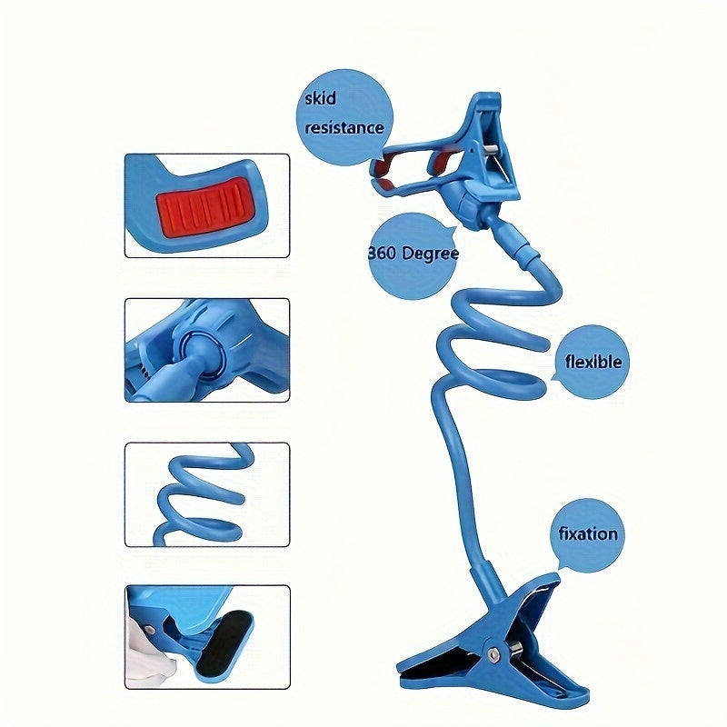 Long Neck Mobile Phone Holder for Desktop and Bedside use.