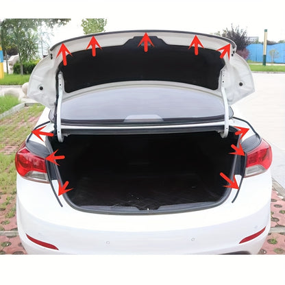 5-Hole Automotive Rubber Door Seal Strip with Double-Layer Noise Reduction