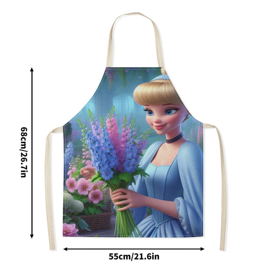 Disney has released a fashionable and simple waterproof apron with a cute cartoon design of Princess Elsa. This apron is suitable for use in hotels, supermarkets, restaurants, fruit shops, milk tea stalls, and general home use.