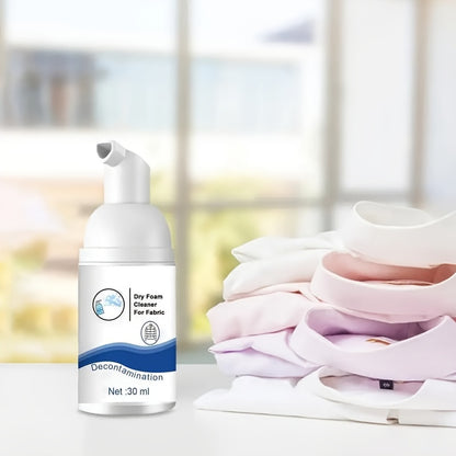 Foam dry cleaning agent for removing stains from curtains, carpets, and household items, including yellow stains on clothes and stubborn stains on down jackets.