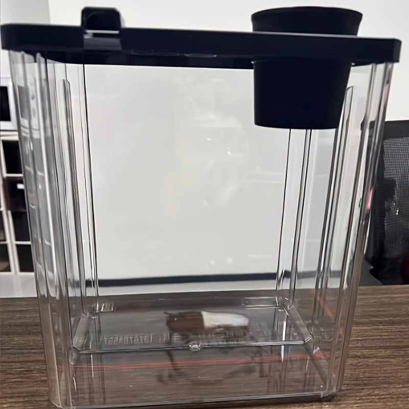 Beginner-friendly desktop aquarium suitable for goldfish and small pets, ideal for office decor, made of ultra-clear acrylic.