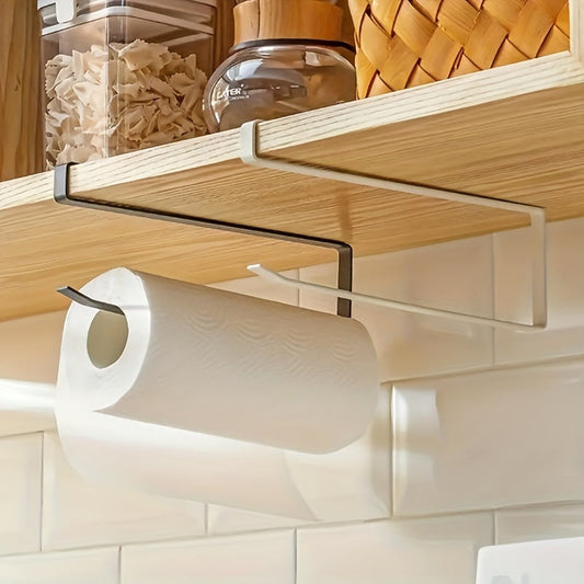 Choose from two size options for the Elegant Iron Kitchen Paper Holder: S (21.7cm/8.54in) or L (26cm/10.2in).