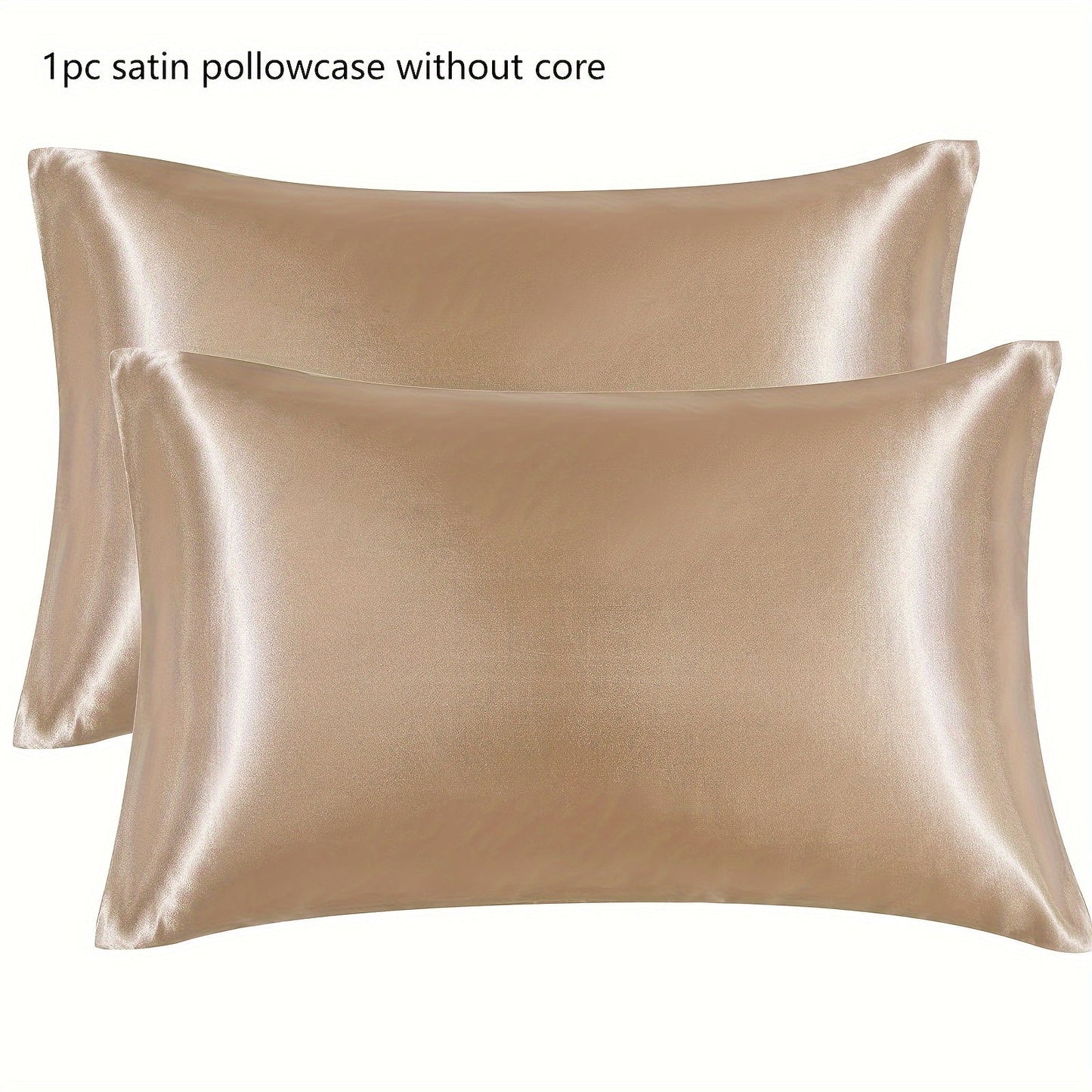 Purchase the luxurious Cool Soft Deluxe Satin pillowcases in black, measuring 50.8x76.2 cm. These pillowcases are designed specifically for hair and skin care. The set includes one Queen Size satin pillowcase with envelope closure, perfect for keeping