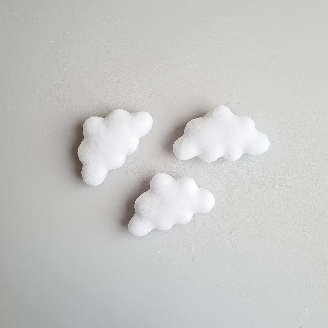 Newborn Photo Prop Set featuring Soft Felt Clouds and Balloons - Ideal for capturing Baby's First Photoshoot