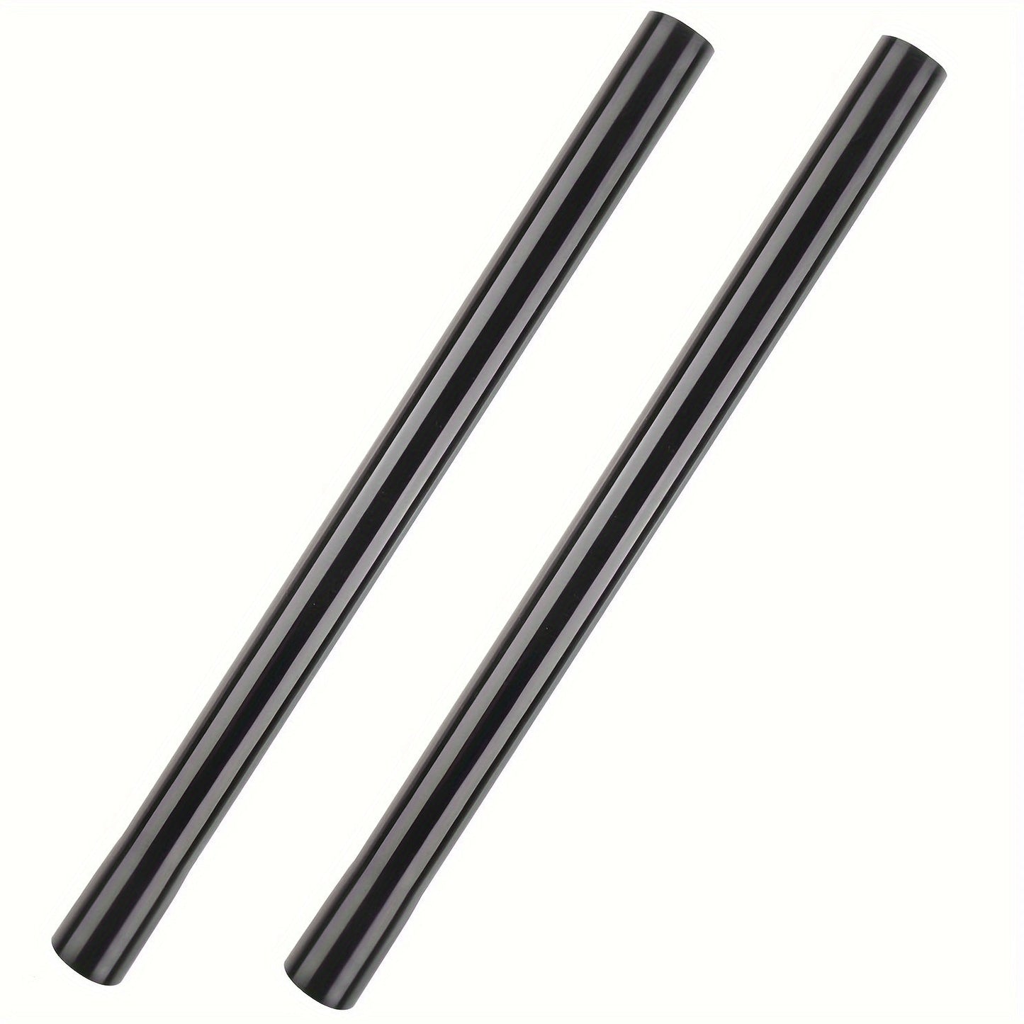 Set of 2 Plastic Vacuum Cleaner Extension Wands - Universal Fit Attachments with 3.17cm Diameter - Sturdy Extension Tubes for Longer Reach, 44.96cm in Length