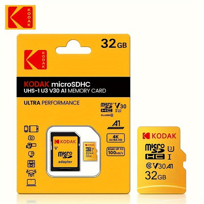 Kodak Yellow Card with Memory Card.