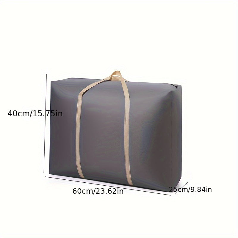 Extra Large Moving Bag with Zipper and Handles, Heavy Duty Storage Container ideal for Bedroom, Home, Closet, Wardrobe, and Trunks, providing Space Saving Moving Storage and Organization_solution.