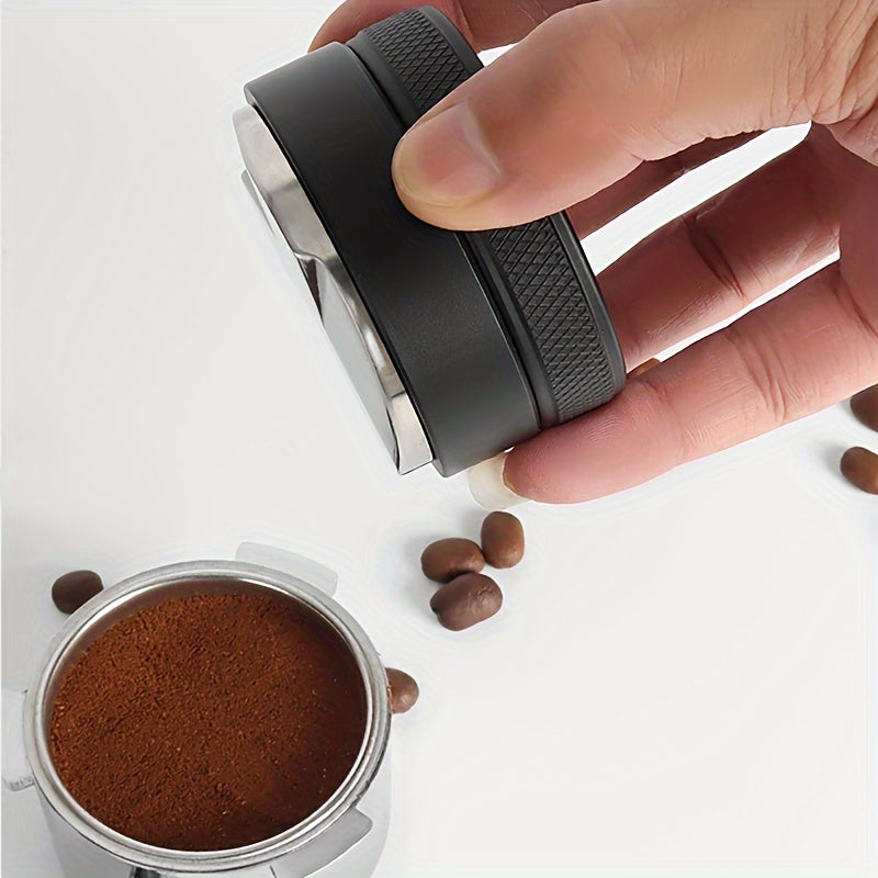 Coffee Press by TIME OWNER: A must-have for your home kitchen, this metal and plastic coffee tamping tool is the perfect accessory for your espresso machine.