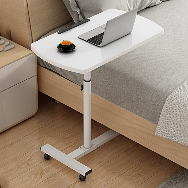 Adjustable Height Laptop Desk - Portable, Swivel Design for Versatile Bedside Use with Foldable Feature