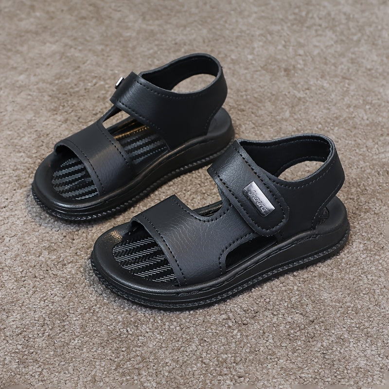 2024 Boys' Summer Sandals - Non-Slip, Soft Sole, Open Toe Beach Shoes, Strappy Design