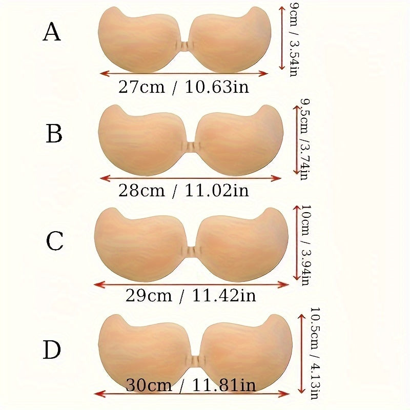 Silicone nipple covers for women's lingerie and underwear, self-adhesive push up pasties.